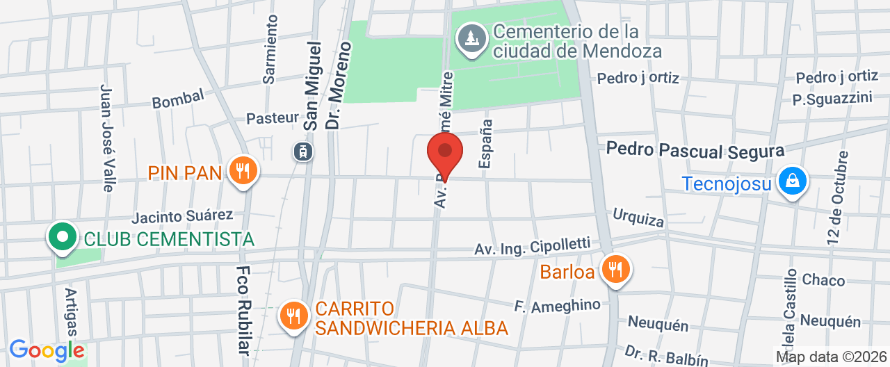 Mapa de la ubicación