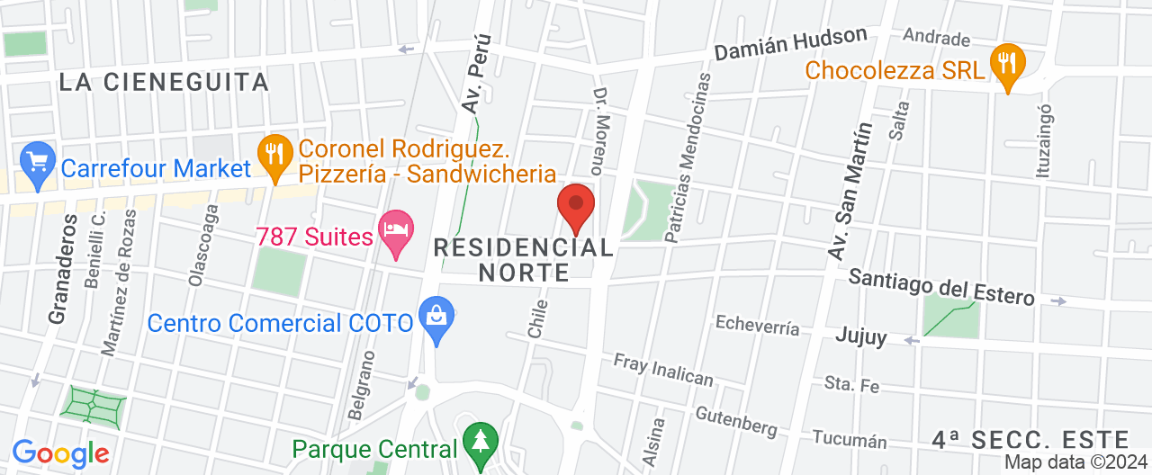 Mapa de la ubicación