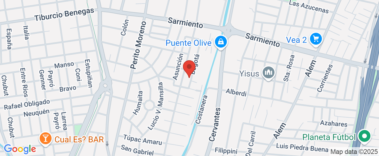 Mapa de la ubicación