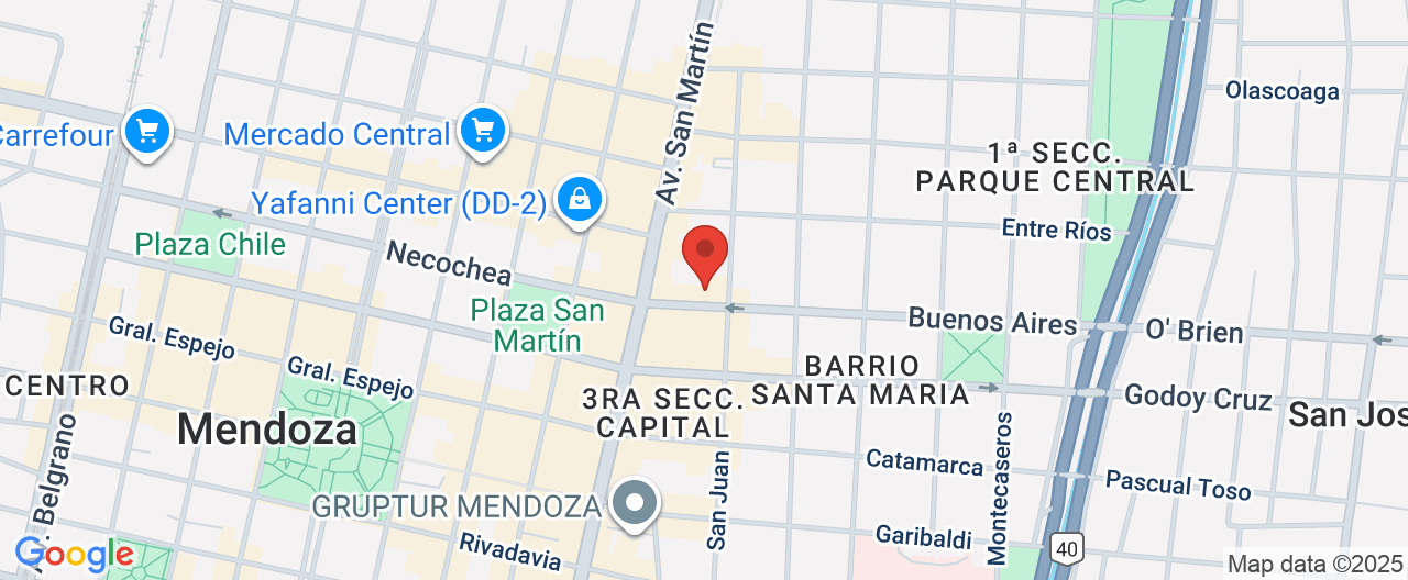 Mapa de la ubicación