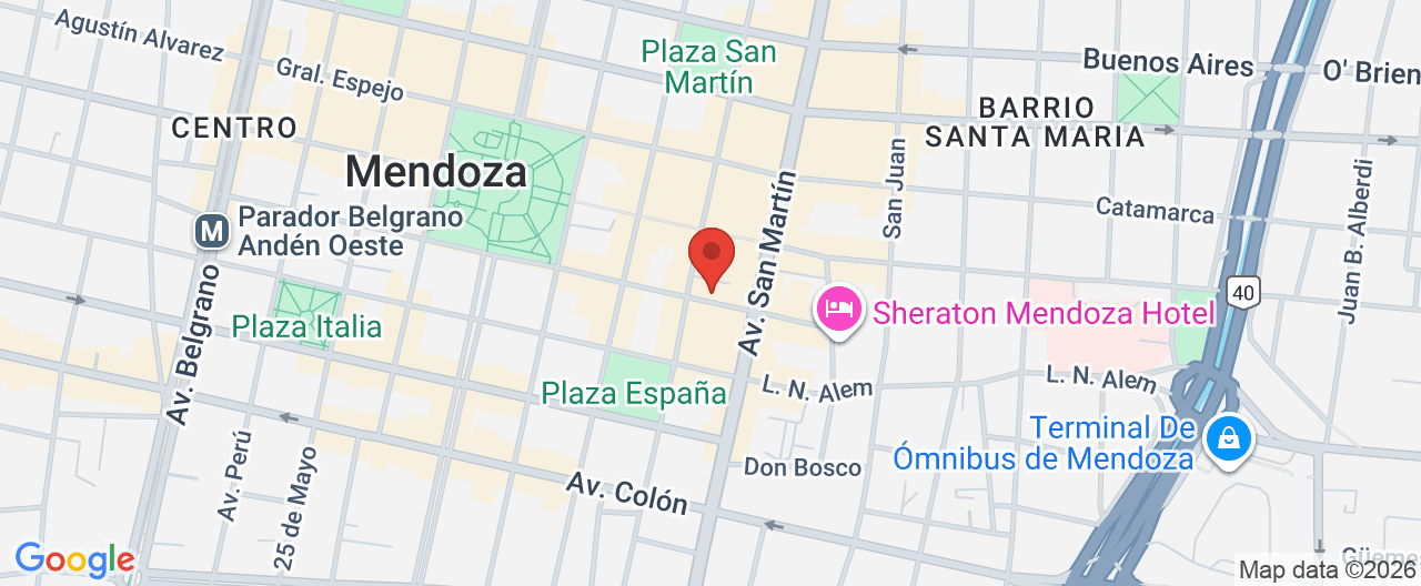 Mapa de la ubicación