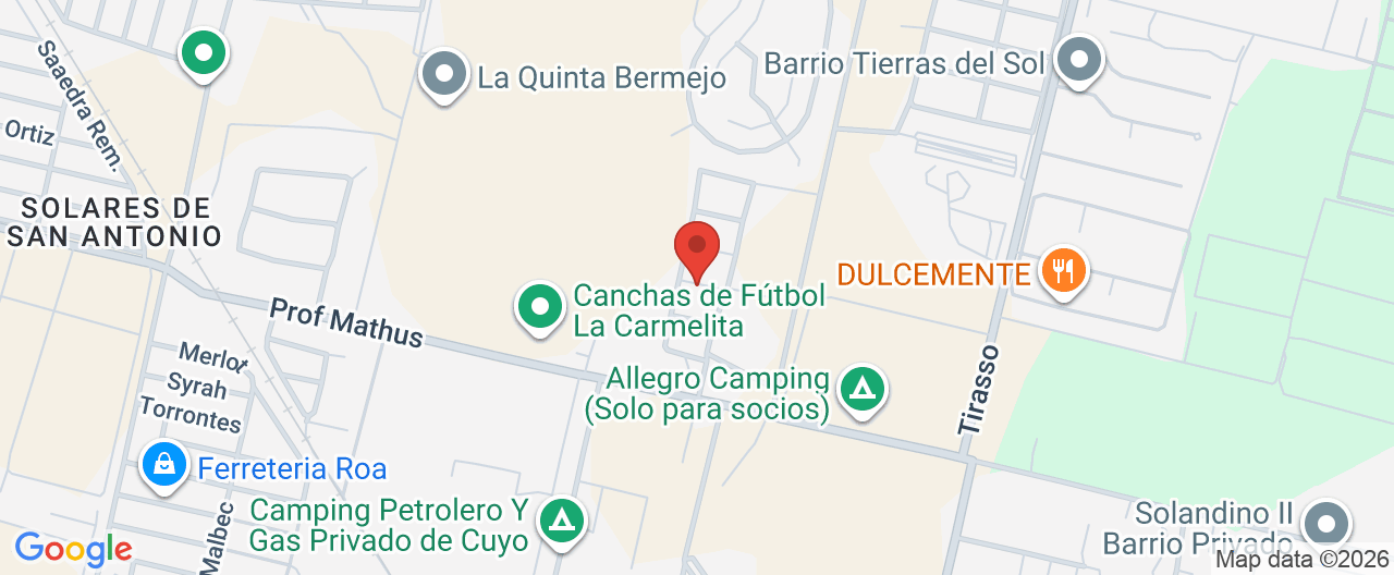 Mapa de la ubicación