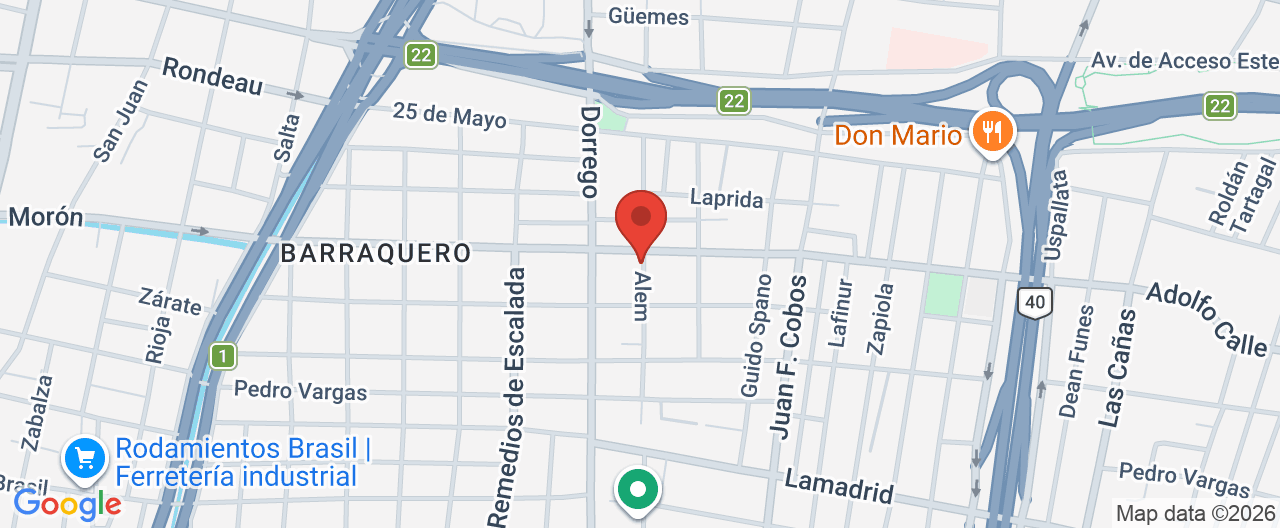 Mapa de la ubicación