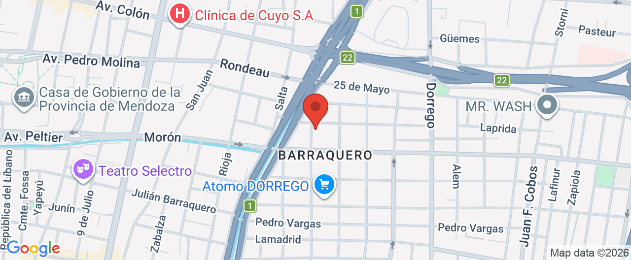 Mapa de la ubicación
