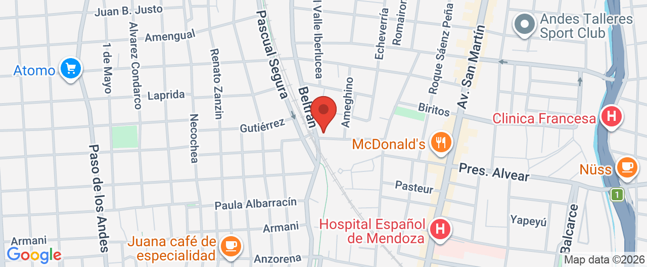 Mapa de la ubicación