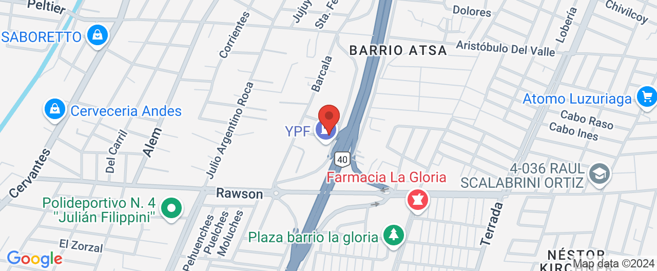 Mapa de la ubicación