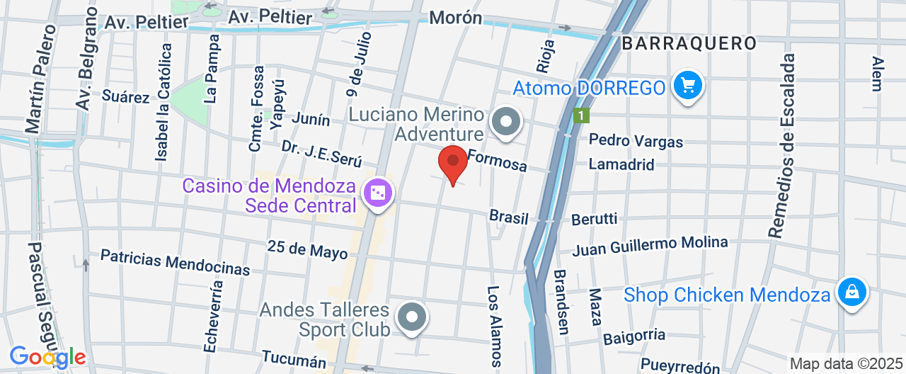 Mapa de la ubicación