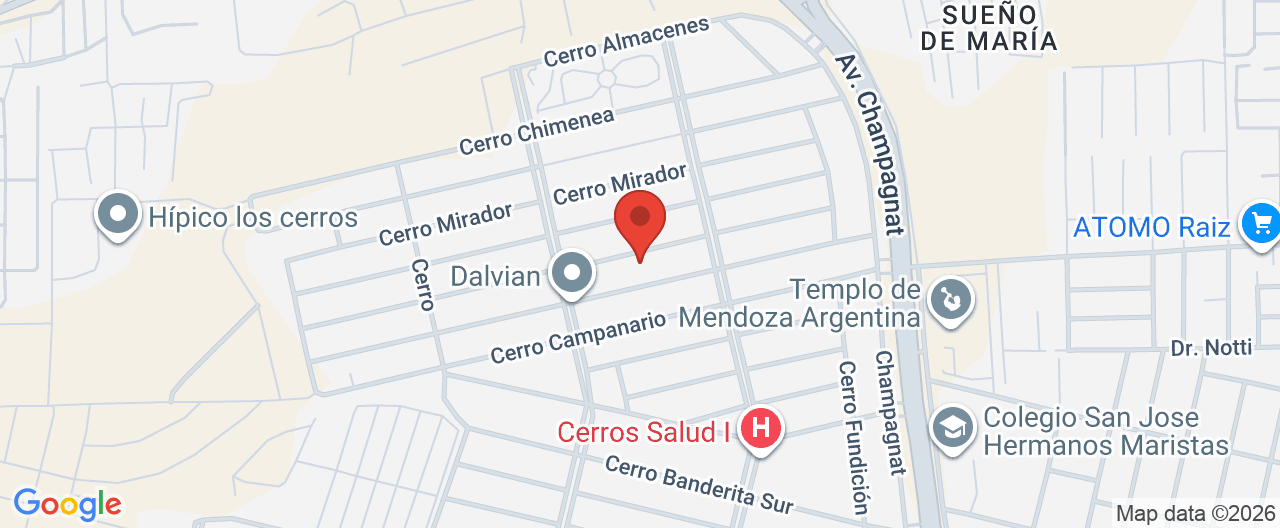 Mapa de la ubicación