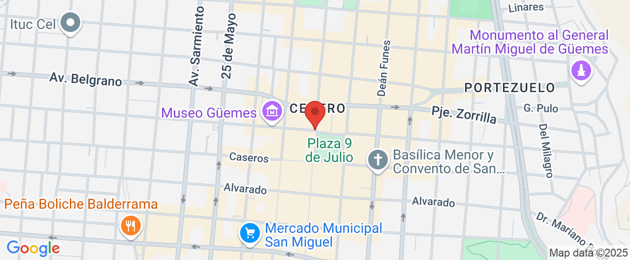 Mapa de la ubicación