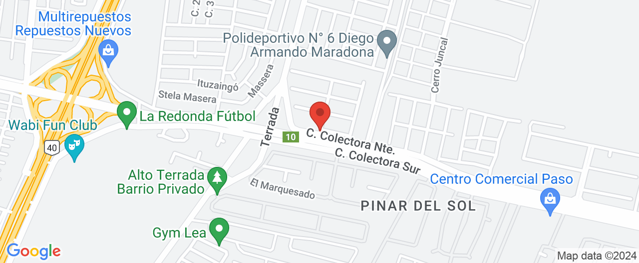 Mapa de la ubicación
