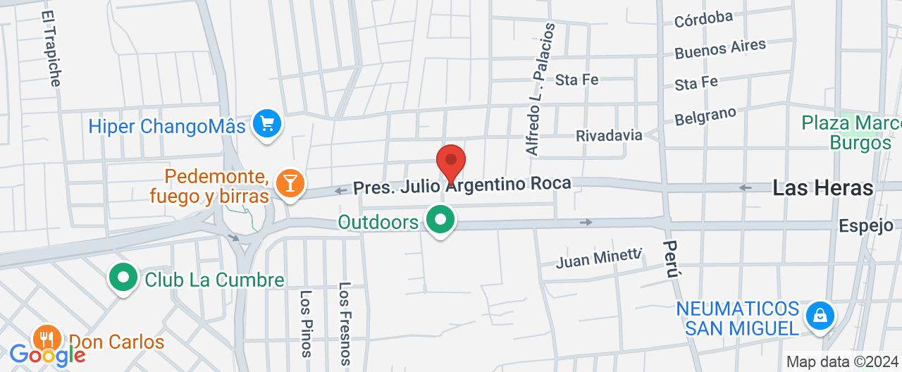 Mapa de la ubicación
