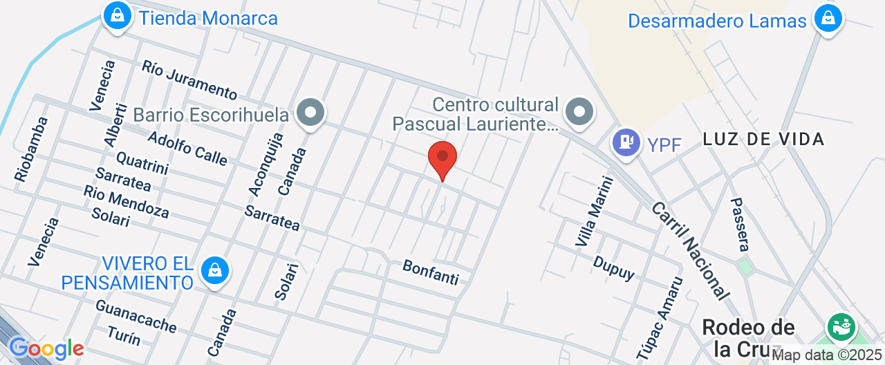 Mapa de la ubicación