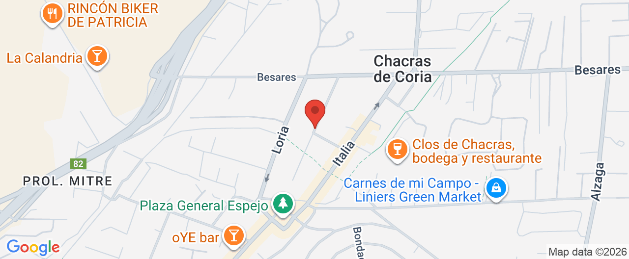 Mapa de la ubicación