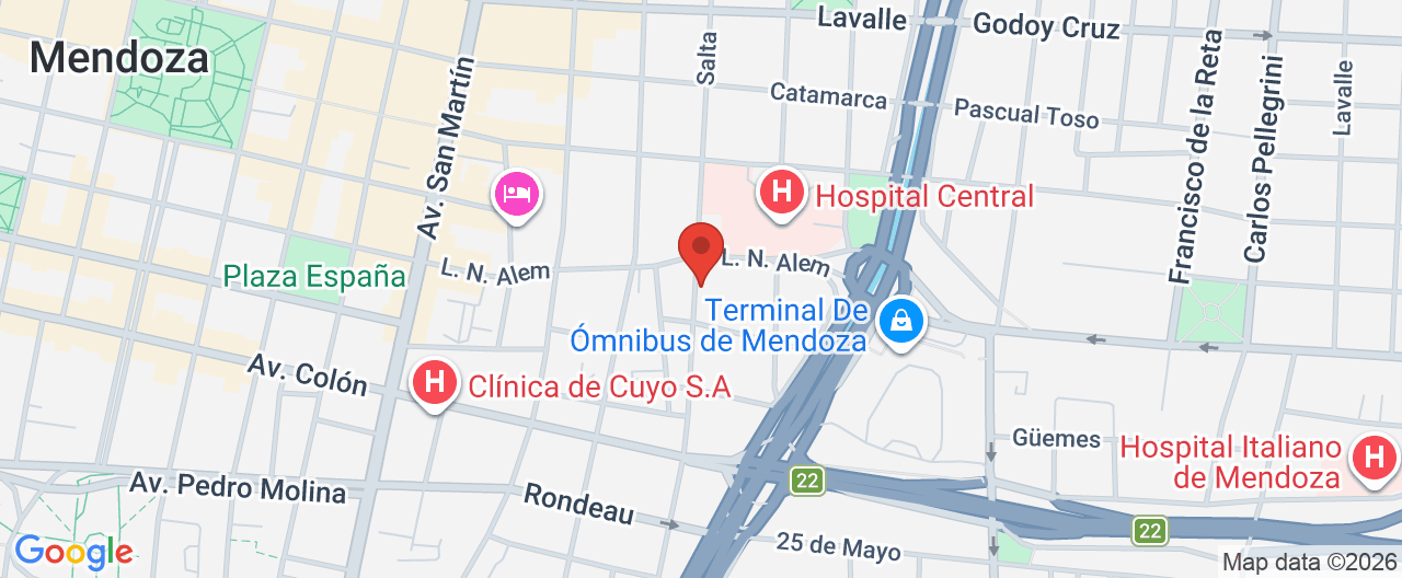 Mapa de la ubicación