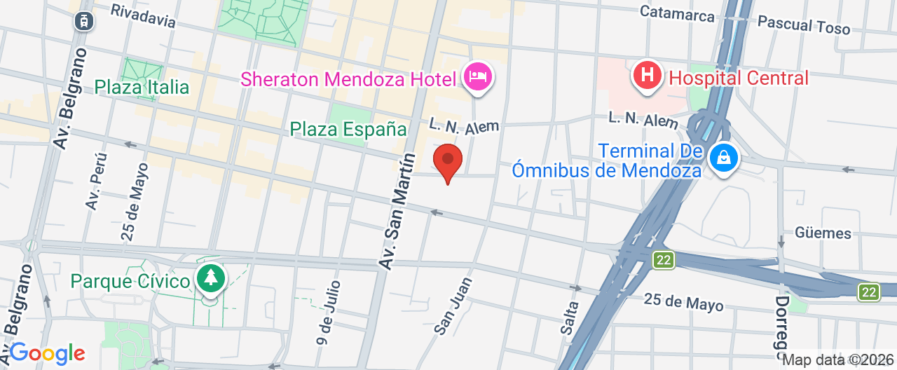 Mapa de la ubicación