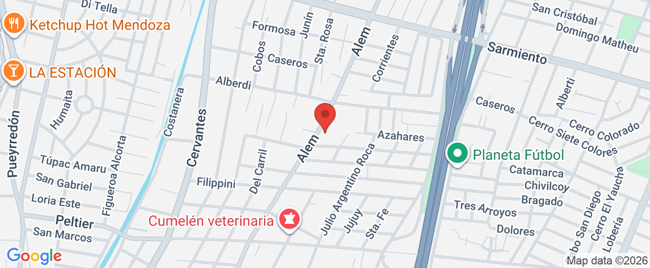 Mapa de la ubicación