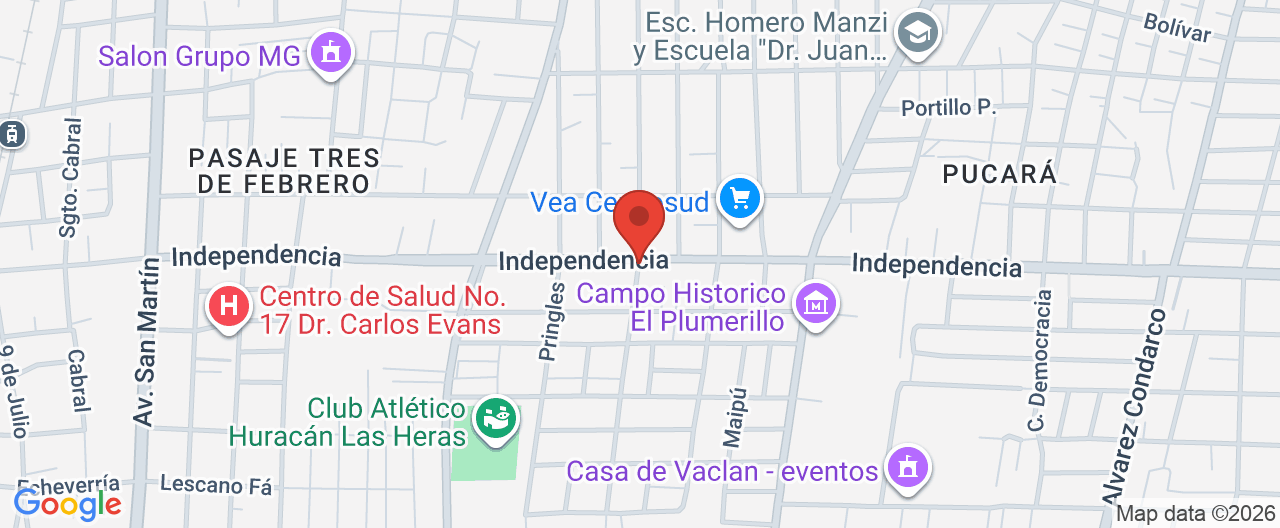 Mapa de la ubicación