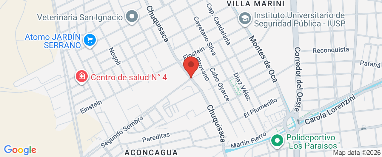 Mapa de la ubicación