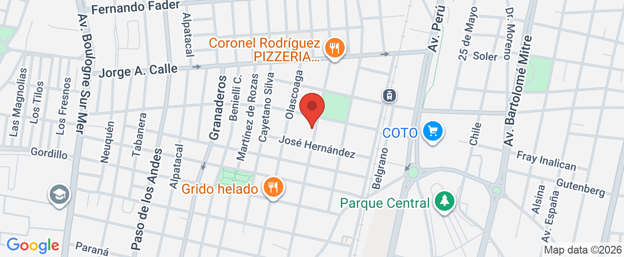 Mapa de la ubicación