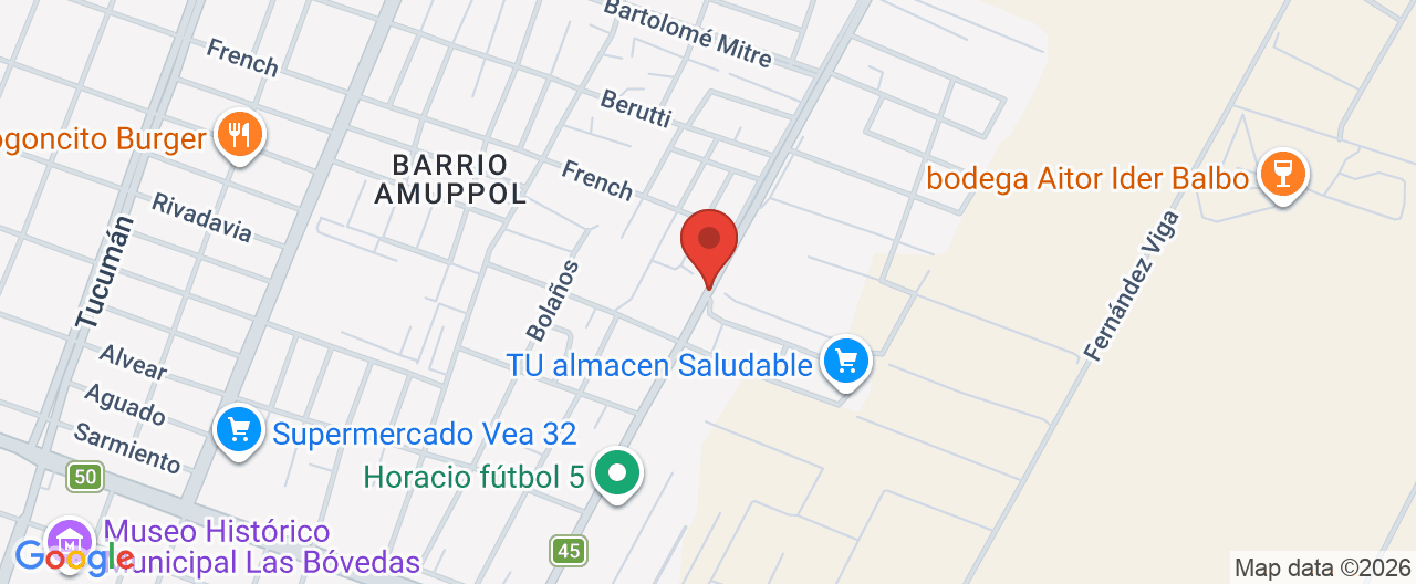 Mapa de la ubicación
