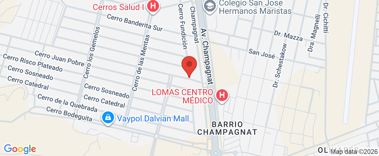 Mapa de la ubicación