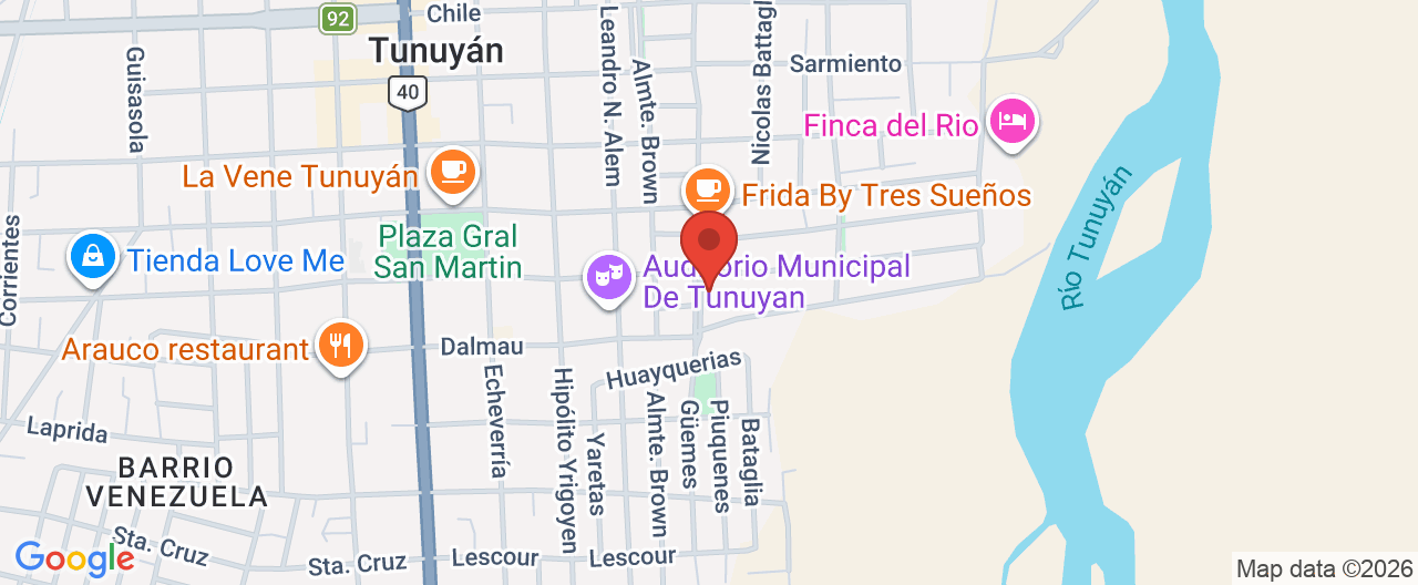 Mapa de la ubicación