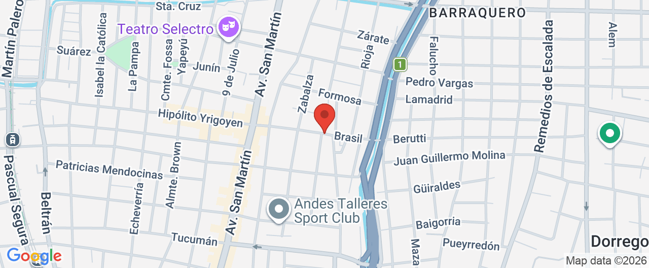 Mapa de la ubicación