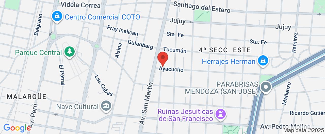 Mapa de la ubicación