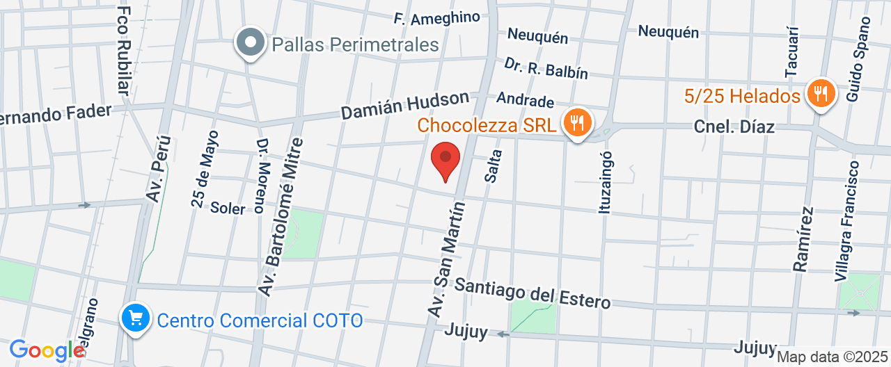 Mapa de la ubicación