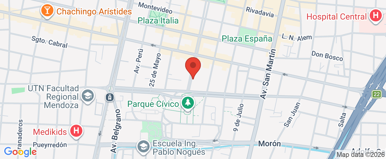 Mapa de la ubicación