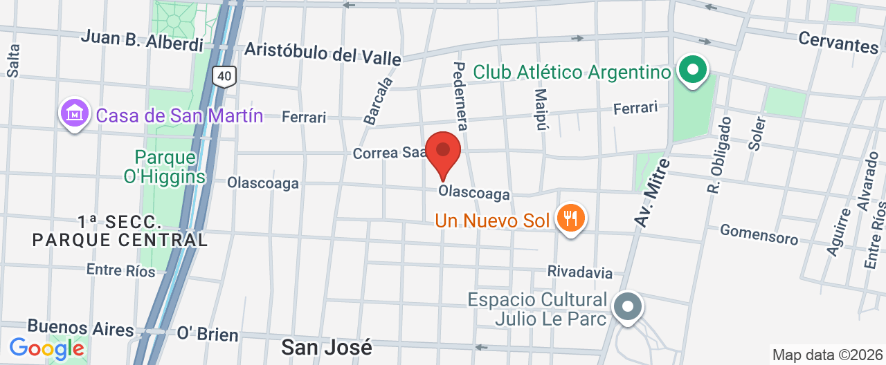 Mapa de la ubicación