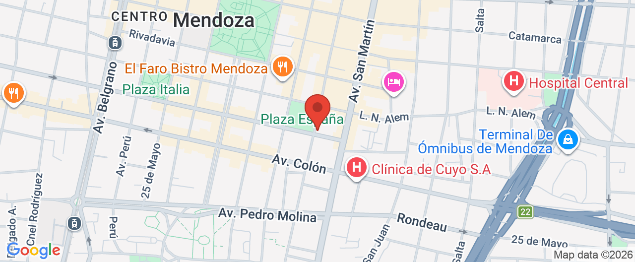 Mapa de la ubicación