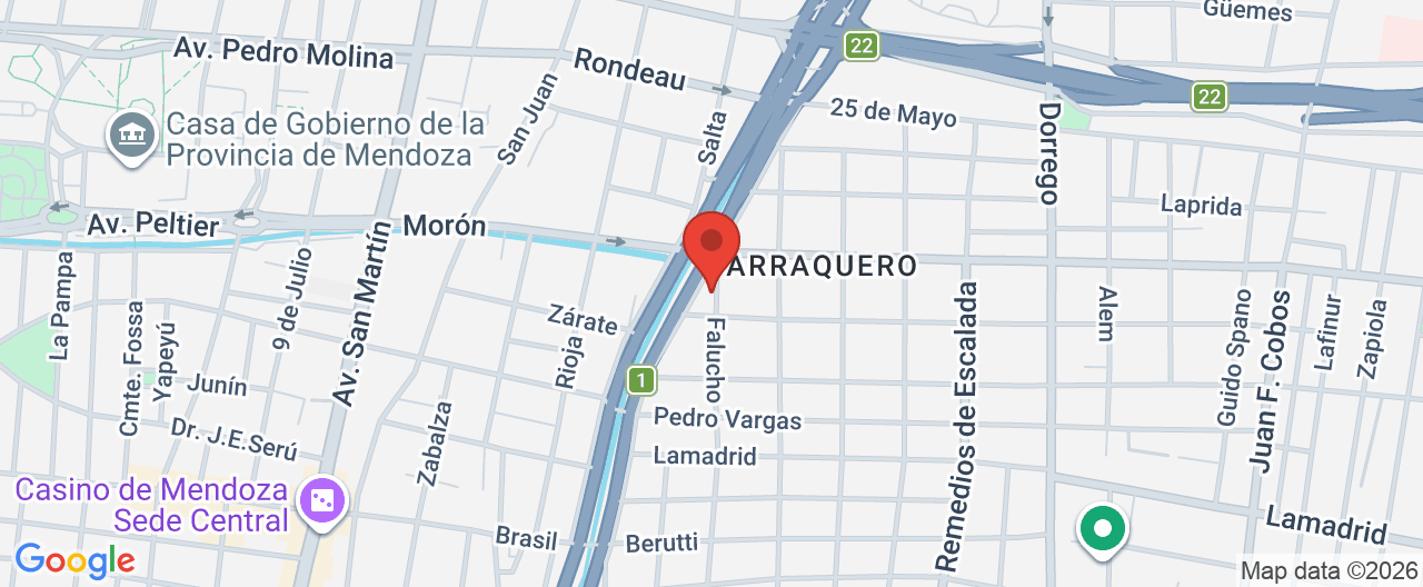 Mapa de la ubicación
