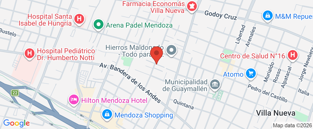 Mapa de la ubicación