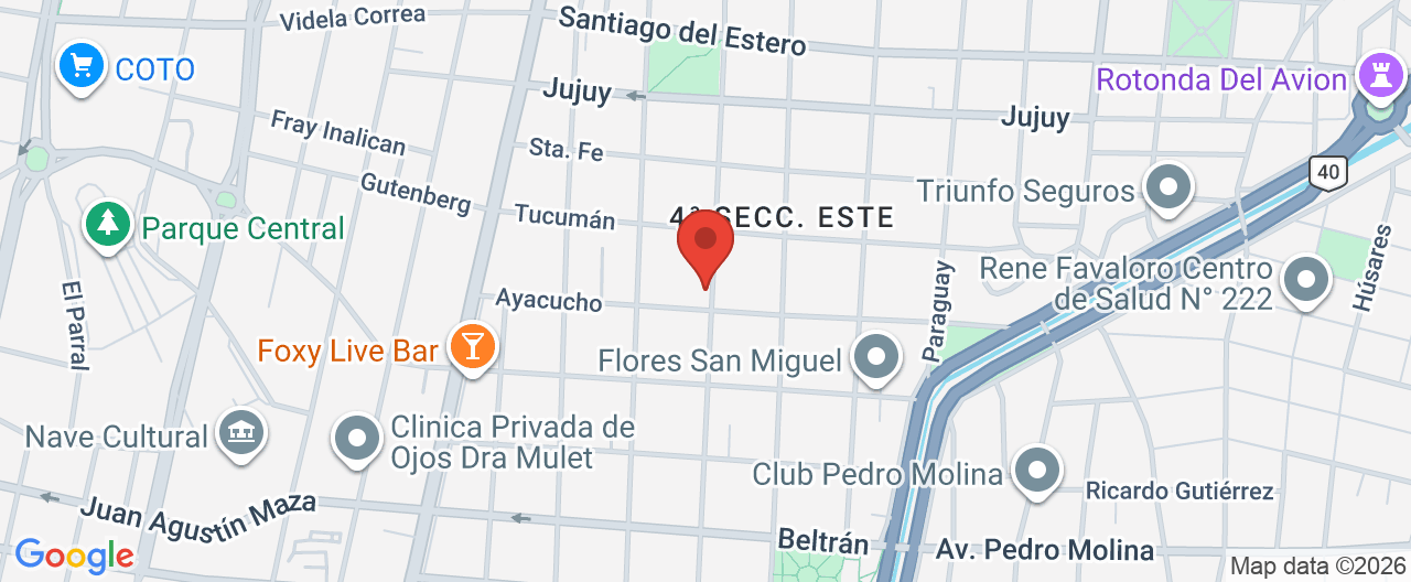 Mapa de la ubicación
