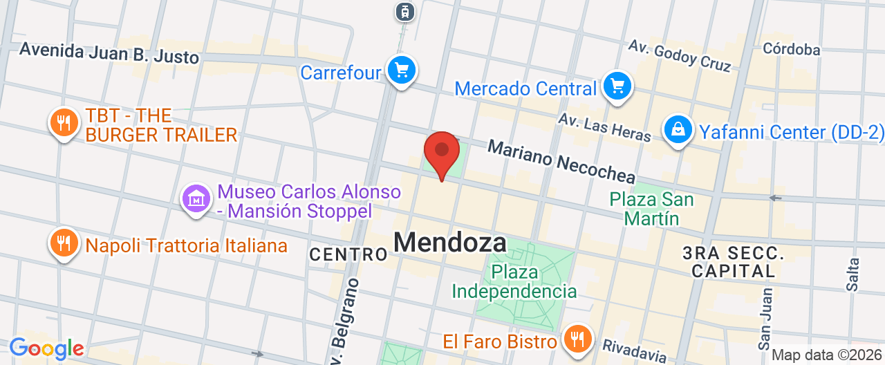 Mapa de la ubicación