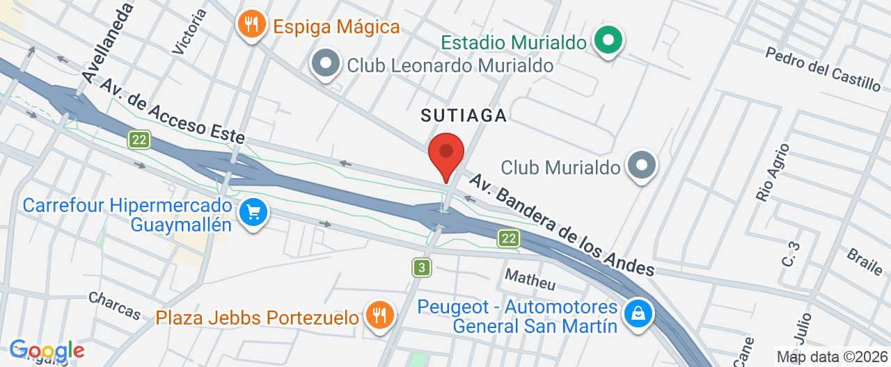 Mapa de la ubicación