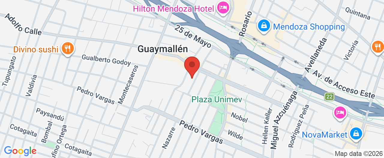 Mapa de la ubicación