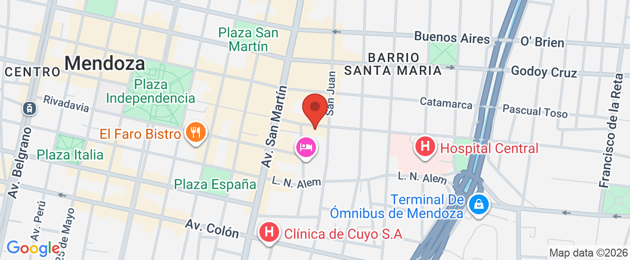Mapa de la ubicación
