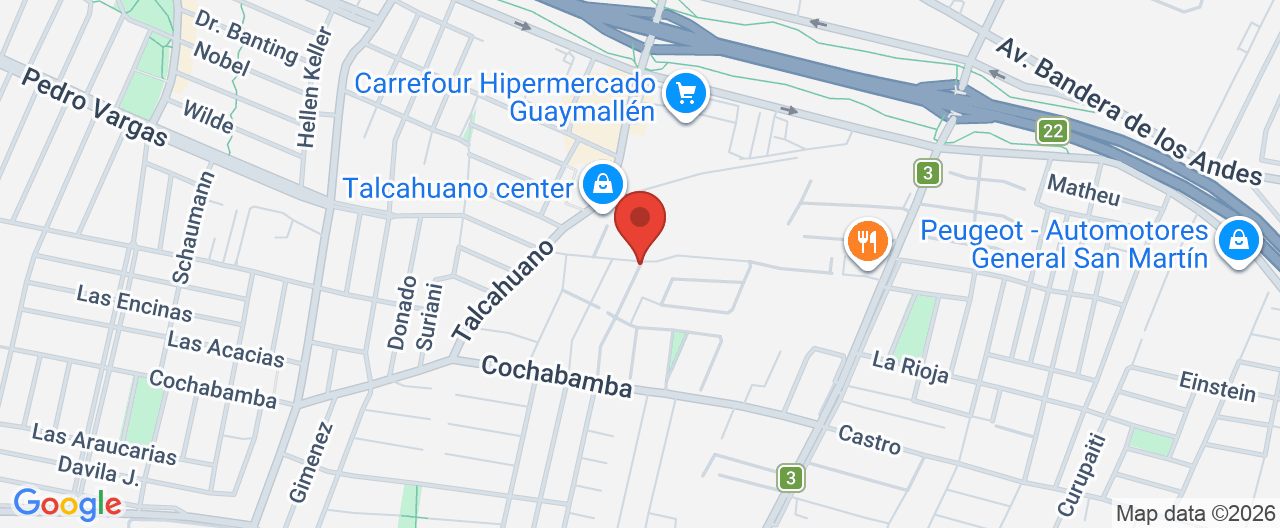 Mapa de la ubicación
