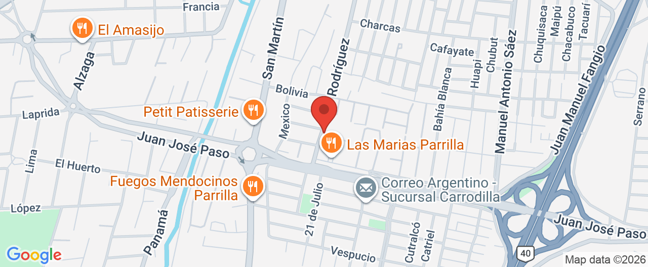 Mapa de la ubicación