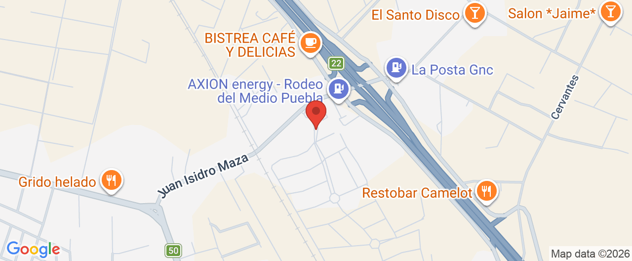 Mapa de la ubicación
