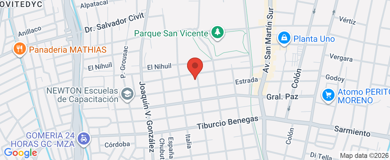 Mapa de la ubicación