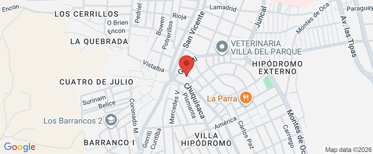 Mapa de la ubicación