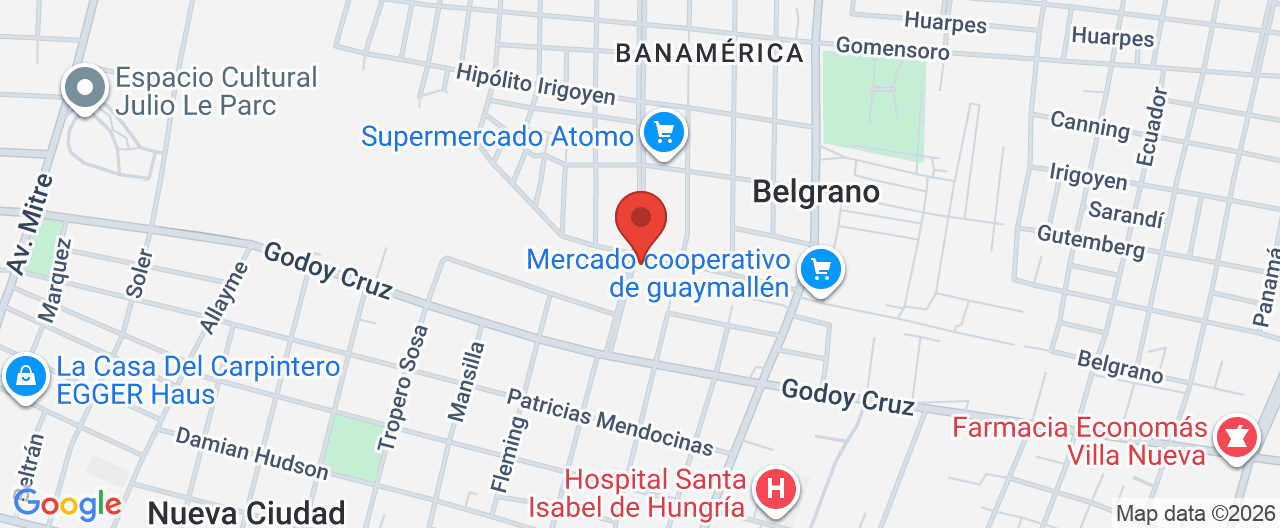 Mapa de la ubicación