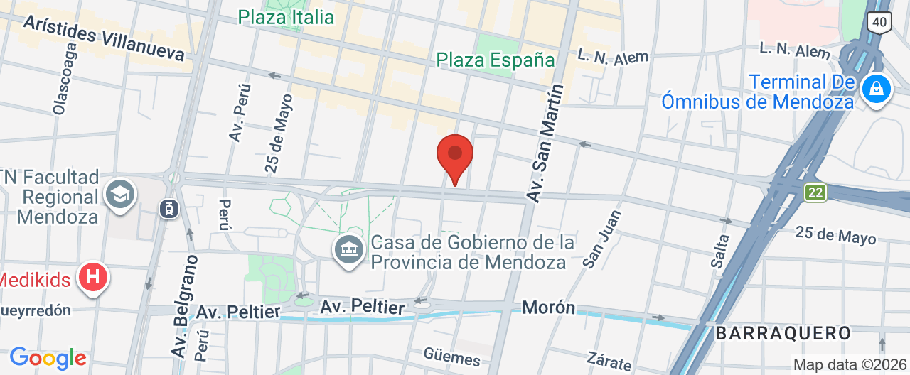 Mapa de la ubicación