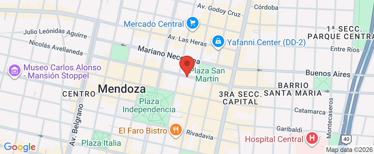 Mapa de la ubicación