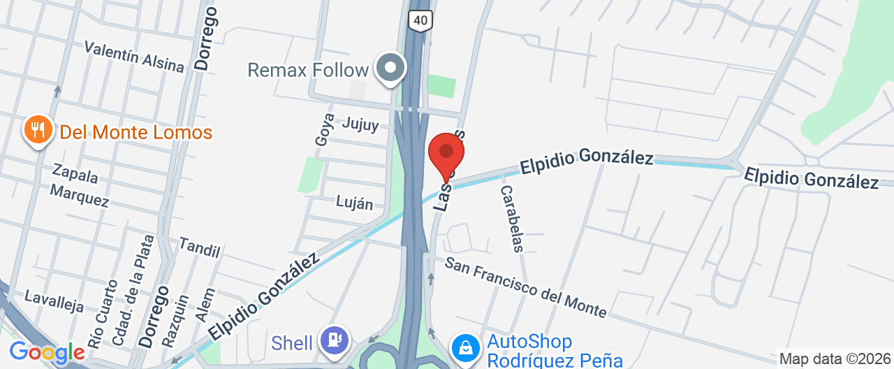 Mapa de la ubicación