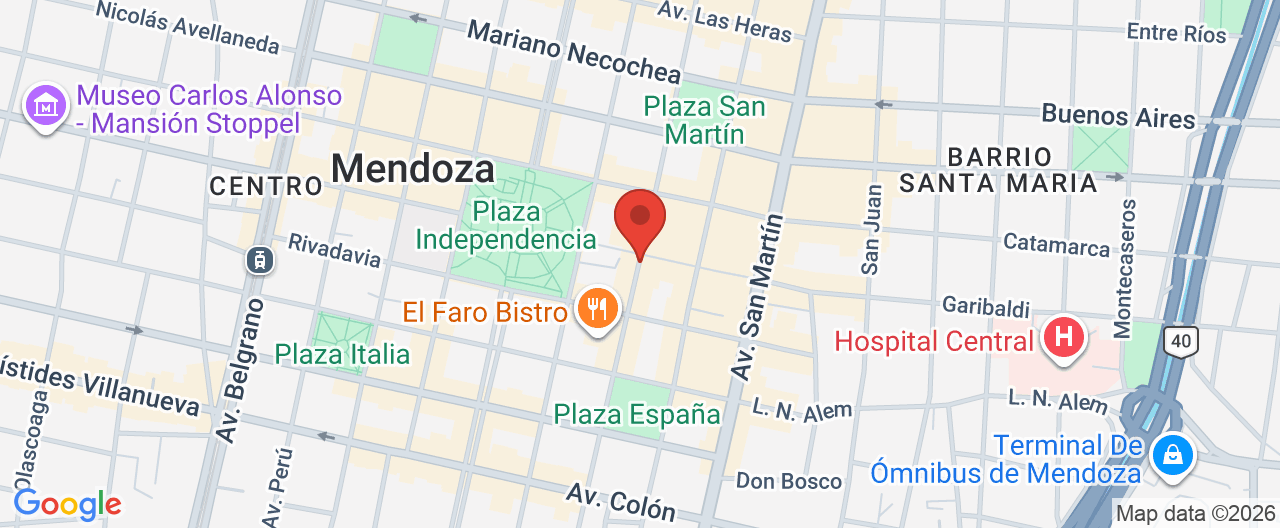 Mapa de la ubicación