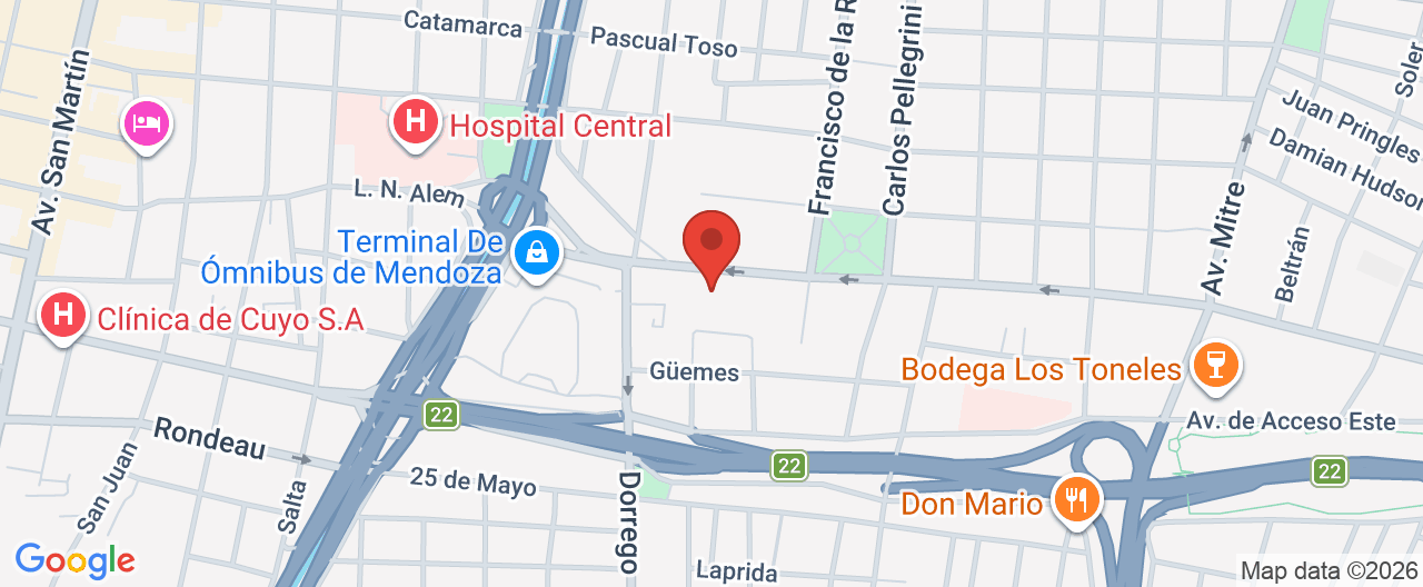 Mapa de la ubicación